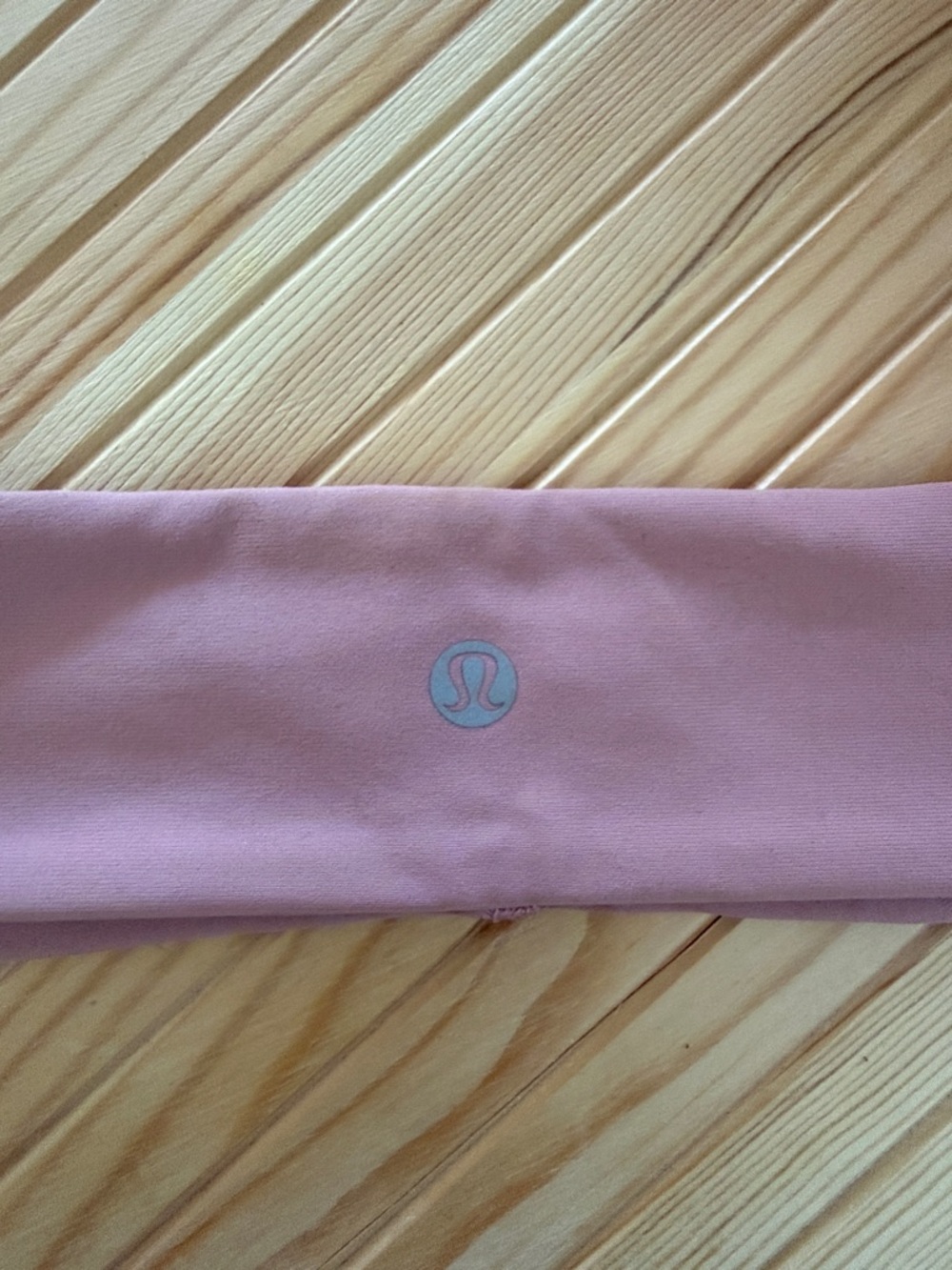 Lululemon Mauve Pink Headband with Logo